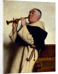 Monk Playing a Clarinet by Ture Nikolaus Cederstrom