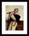 Monk Playing a Clarinet by Ture Nikolaus Cederstrom