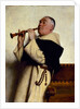 Monk Playing a Clarinet by Ture Nikolaus Cederstrom