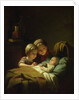 The Little Sleeping Brother; Le Petit Frere Dormant, 1856 by Johann Georg Meyer von Bremen