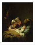 The Little Sleeping Brother; Le Petit Frere Dormant, 1856 by Johann Georg Meyer von Bremen