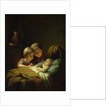 The Little Sleeping Brother; Le Petit Frere Dormant, 1856 by Johann Georg Meyer von Bremen