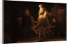 The Departure of the Shemanite Wife by Rembrandt Harmensz. van Rijn