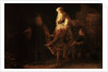 The Departure of the Shemanite Wife by Rembrandt Harmensz. van Rijn