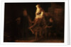 The Departure of the Shemanite Wife by Rembrandt Harmensz. van Rijn