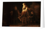 The Departure of the Shemanite Wife by Rembrandt Harmensz. van Rijn