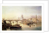 St. Paul's Cathedral and London Bridge, 19th century by Edward Angelo Goodall