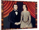 Portrait of Newly-weds by American School