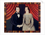 Portrait of Newly-weds by American School