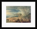 Moses dividing the waters of the Red Sea by John Martin