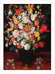 Still life of flowers, 1610s by Kasper or Gaspar van den Hoecke