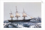 Clipper Ship 'Red Jacket' in the ice off Cape Horn on her passage from Australia to Liverpool by American School