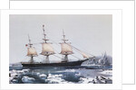 Clipper Ship 'Red Jacket' in the ice off Cape Horn on her passage from Australia to Liverpool by American School