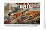 The American Railway Scene at Hornellsville, Erie Railway by N. and Ives J.M. Currier