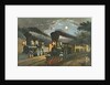 The Lightning Express Trains, 1863 by N. and Ives J.M. Currier