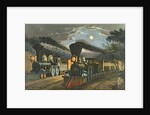 The Lightning Express Trains, 1863 by N. and Ives J.M. Currier