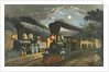 The Lightning Express Trains, 1863 by N. and Ives J.M. Currier