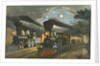 The Lightning Express Trains, 1863 by N. and Ives J.M. Currier