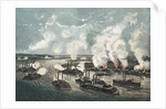 Bombardment and Capture of Island No.10 on the Mississippi River, 7th April 1862 by N. and Ives J.M. Currier