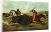 Life on the Prairie - the Buffalo Hunt, 1862 by N. and Ives J.M. Currier