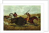 Life on the Prairie - the Buffalo Hunt, 1862 by N. and Ives J.M. Currier