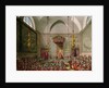 House of Lords from Ackermann's 'Microcosm of London' by T. & Pugin A.C. Rowlandson