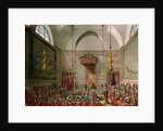 House of Lords from Ackermann's 'Microcosm of London' by T. & Pugin A.C. Rowlandson