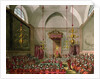 House of Lords from Ackermann's 'Microcosm of London' by T. & Pugin A.C. Rowlandson