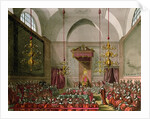 House of Lords from Ackermann's 'Microcosm of London' by T. & Pugin A.C. Rowlandson