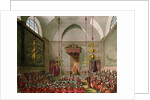 House of Lords from Ackermann's 'Microcosm of London' by T. & Pugin A.C. Rowlandson