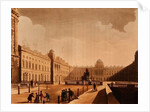 Somerset House, the Strand from Ackermann's 'Microcosm of London' Vol III, Published in 1809 by Thomas Rowlandson