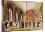 Drawing Room, St. James's, from Ackermann's 'Microcosm of London' by T. & Pugin A.C. Rowlandson