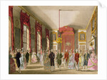 Drawing Room, St. James's, from Ackermann's 'Microcosm of London' by T. & Pugin A.C. Rowlandson