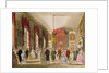 Drawing Room, St. James's, from Ackermann's 'Microcosm of London' by T. & Pugin A.C. Rowlandson