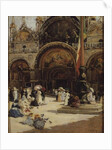 The Basilica of San Marco, Venice by Fernand Legout-Gerard