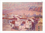 View of Granada by Diario or Dario de Regoyos y Valdes