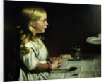 Florence Cope Saying Grace at Dinnertime by Charles West Cope