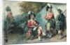 Officers of the 79th Highlanders at Chobham Camp in 1853 by Eugene-Louis Lami