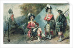 Officers of the 79th Highlanders at Chobham Camp in 1853 by Eugene-Louis Lami