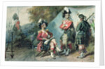 Officers of the 79th Highlanders at Chobham Camp in 1853 by Eugene-Louis Lami