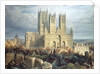 Lincoln Cathedral from the North West, c.1850 by Frederick Mackenzie
