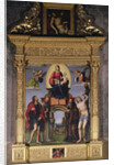 Madonna and Saints, altarpiece, late 15th century by Il (1450-1517) Francia