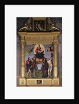 Madonna and Saints, altarpiece, late 15th century by Il (1450-1517) Francia