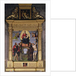 Madonna and Saints, altarpiece, late 15th century by Il (1450-1517) Francia