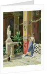 In a Courtyard in Pompeii, 1878 by Luigi Bazzani