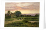 Worcestershire Cottages, 1912 by Benjamin Williams Leader