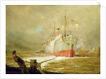 Docking a Cargo Ship by William Lionel Wyllie