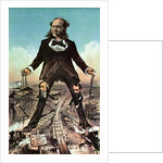W.H. Vanderbilt as a 'Colossus of Roads' by American School