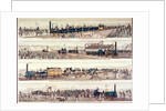 The opening of the Stockton and Darlington railroad, 1825 by English School