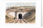 Portal of Brunel's box tunnel near Bath by English School